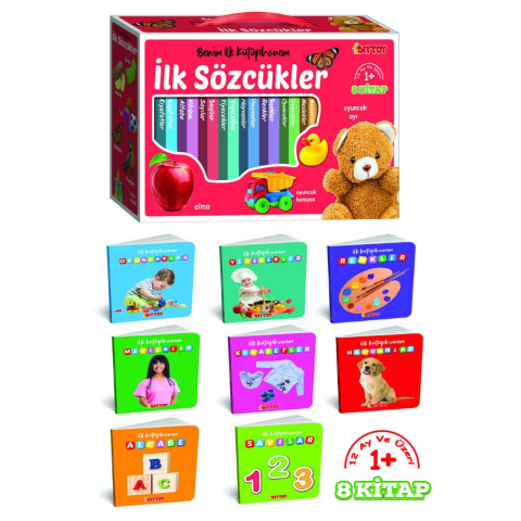 İlk Kütüphanem İlk Sözcükler 8'li Kitap Seti