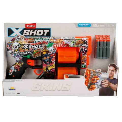X-Shot Skins Dread 12 Mermili Sünger Dart Atan Silah 31 cm