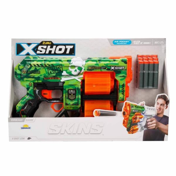X-Shot Skins Dread 12 Mermili Sünger Dart Atan Silah 31 cm