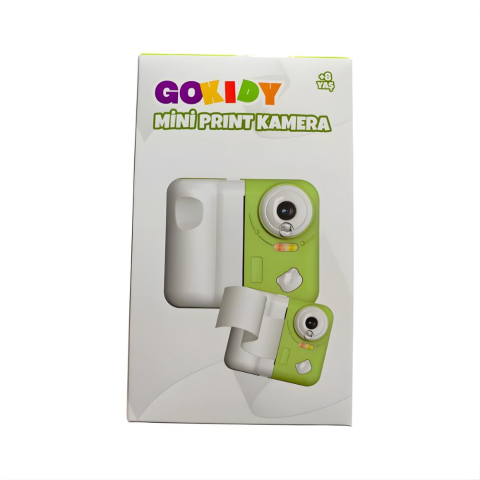 Anında Baskı Yapabilen Dijital Çocuk Kamerası – 1080P, HD Ekran, Selfie ve Müzik Özellikli