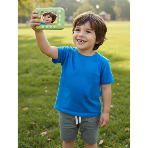 Anında Baskı Yapabilen Dijital Çocuk Kamerası – 1080P, HD Ekran, Selfie ve Müzik Özellikli