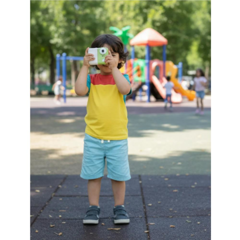 Anında Baskı Yapabilen Dijital Çocuk Kamerası – 1080P, HD Ekran, Selfie ve Müzik Özellikli