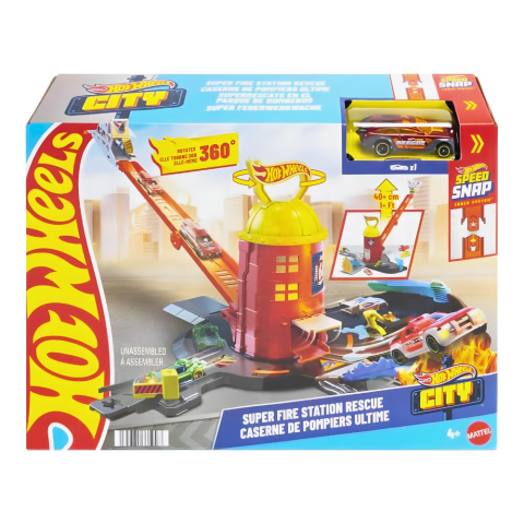 Hot Wheels City Süper İtfaiye İstasyonu Oyun Seti JHL95