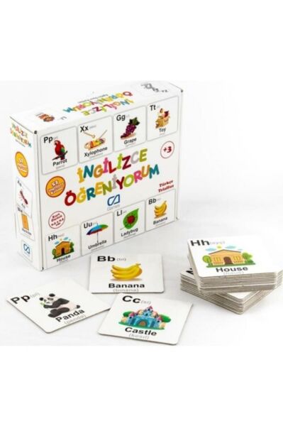 İngilizce Öğreniyorum - Eğitici Oyun Kartları