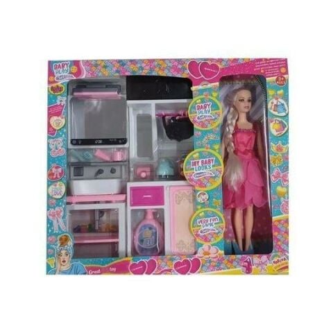 Kutudan 2 Li Lavabo Ütü Masası Bebekli 02391