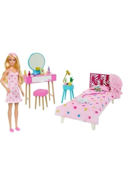 Barbie'nin Yatak Odası Oyun Seti Hpt55