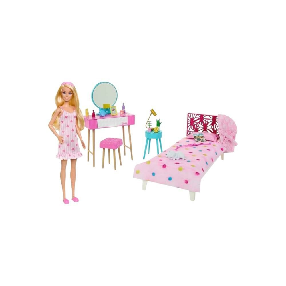 Barbie'nin Yatak Odası Oyun Seti Hpt55