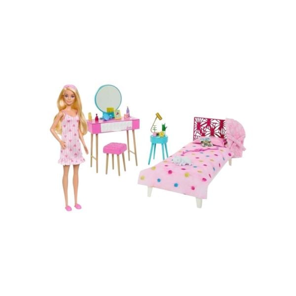 Barbie'nin Yatak Odası Oyun Seti Hpt55