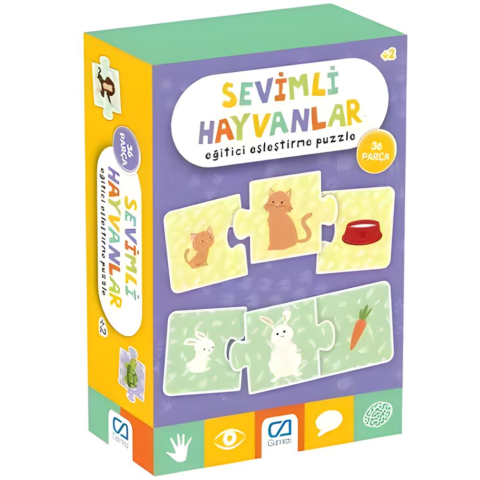 CA Games +2 Yaş Sevimli Hayvanlar 36 Parça Puzzle ()