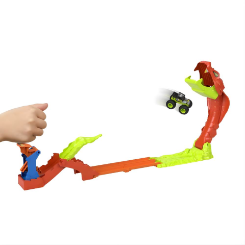 Hot Wheels Monster Trucks Snake Bite Güç Darbesi Oyun Seti JJN44