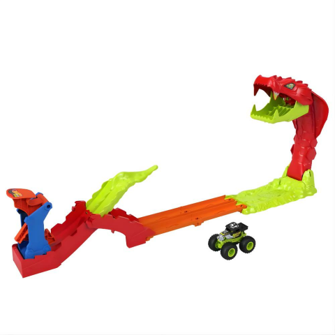 Hot Wheels Monster Trucks Snake Bite Güç Darbesi Oyun Seti JJN44