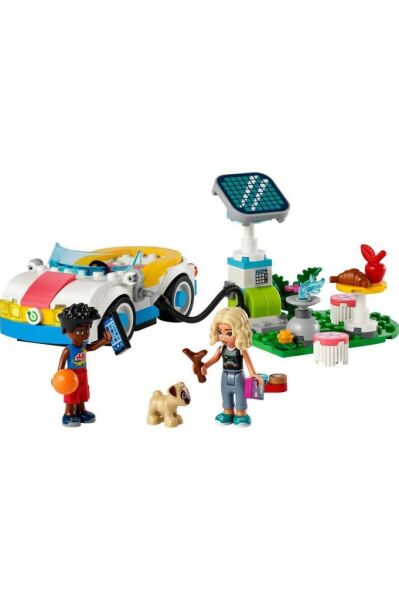 LEGO ® Friends Elektrikli Araba ve Şarj İstasyonu Oyuncağı 42609 (170 Parça)