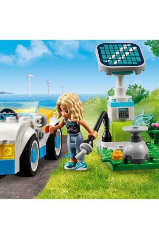 LEGO ® Friends Elektrikli Araba ve Şarj İstasyonu Oyuncağı 42609 (170 Parça)