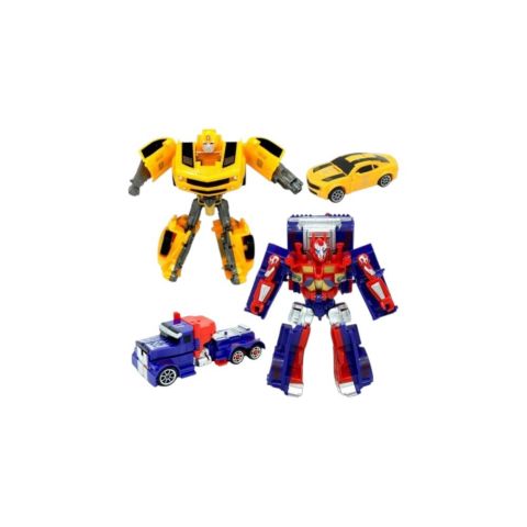 Kutuda Metal Robot Olan Araba