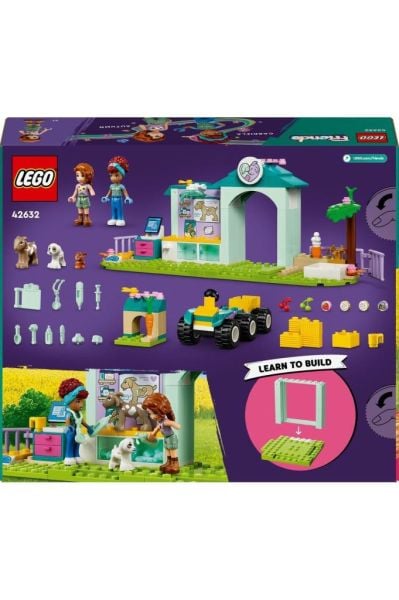 LEGO ® Friends Çiftlik Hayvanı Veteriner Kliniği 42632 -  Yaratıcı Oyuncak Yapım Seti (161 Parça)