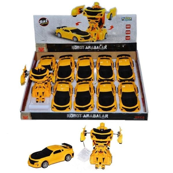 Robota Dönüşebilen Çekbırak Araba (1 Adet)