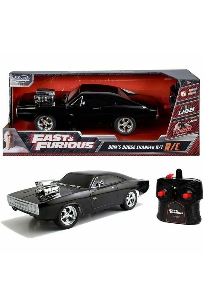 Jada Hızlı Ve Öfkeli Fast & Furious Rc 1970 Dodge Charger 1:16 Uzaktan Kumandalı Araba 206004