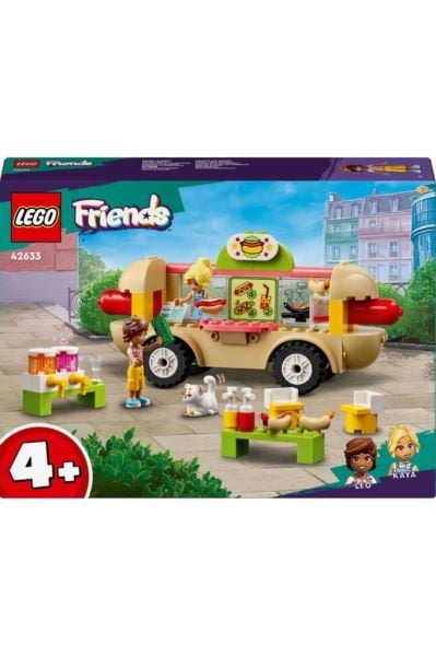 LEGO ® Friends Sosisli Sandviç Arabası 42633 -  Yaratıcı Oyuncak Yapım Seti (100 Parça)