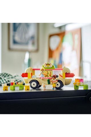 LEGO ® Friends Sosisli Sandviç Arabası 42633 -  Yaratıcı Oyuncak Yapım Seti (100 Parça)