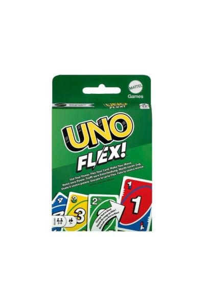 Uno Flex Card Game, Fun Games for Adult and Party Game Night, 2 to 8 Players