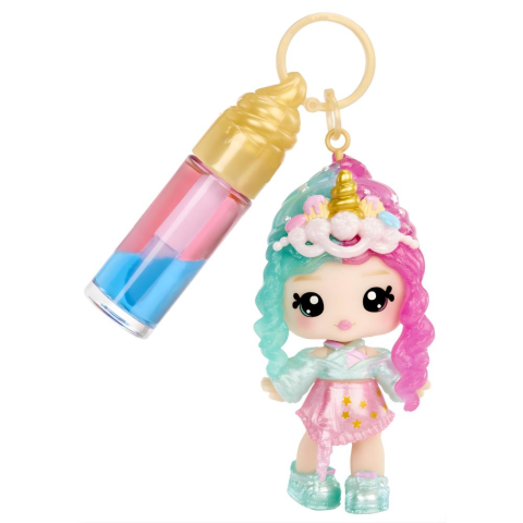 Yummiland Phoebe Frappe Bebeği ve Dudak Parlatıcısı - Gizemli Renk Serisi