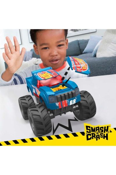 Hot Wheels Mega NoHar Smash N Crash Monster Truck, 5 Yaş Ve Üzeri, Hmm49