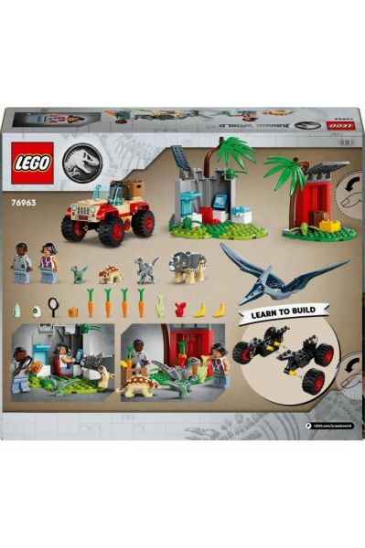 LEGO ® Jurassic World Yavru Dinozor Kurtarma Merkezi 76963 (139 Parça)