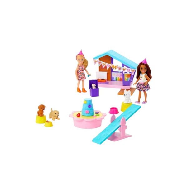 Barbie Chelsea Köpekçiğin Doğum Günü Oyun Seti HJY88