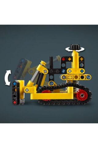 LEGO ® Technic Ağır İş Buldozeri 42163 -  Yaratıcı Oyuncak Model Yapım Seti (195 Parça)