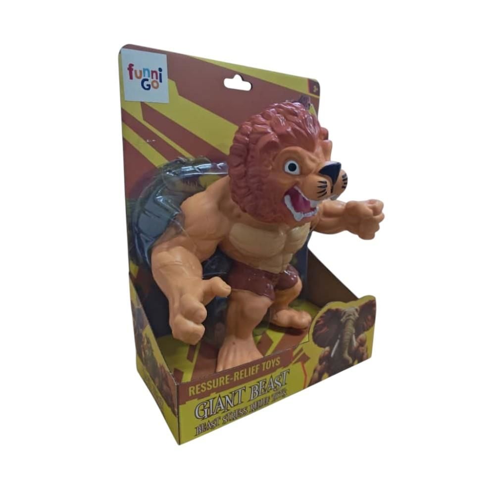 Stres Giderici Oyuncak Aslan Büyük Yumuşak