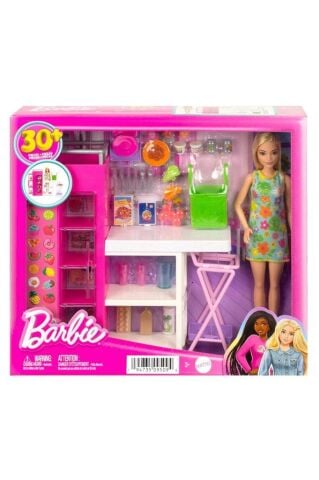 Barbie Mini Büfe Oyun Seti HJV38