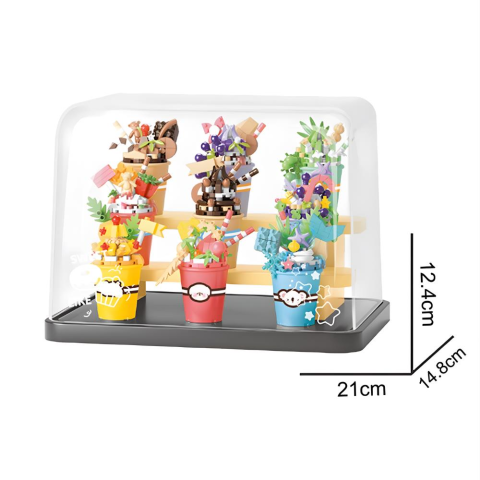 9 Farklı Model Dondurma Blok Yapım Seti 830 Parça