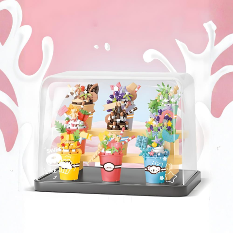 9 Farklı Model Dondurma Blok Yapım Seti 830 Parça