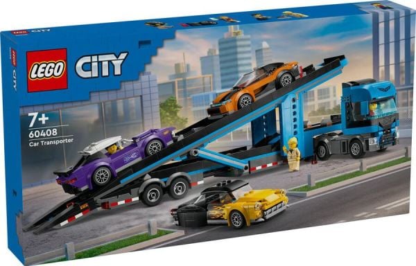 60408 LEGO® City Spor Arabalı Araç Taşıma Kamyonu