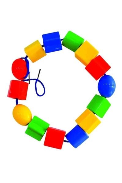 Eğitici Şekiller İpe Dizme 50 prç