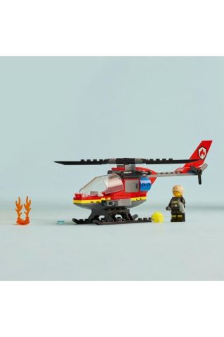 LEGO City İtfaiye Kurtarma Helikopteri 60411 - Yaratıcı Oyuncak Yapım Seti (85 Parça)