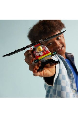 LEGO City İtfaiye Kurtarma Helikopteri 60411 - Yaratıcı Oyuncak Yapım Seti (85 Parça)