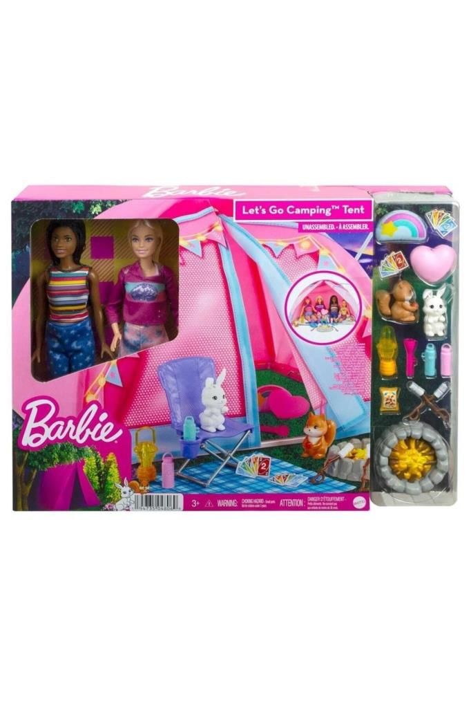 Barbie Malibu Ve Brooklyn Kampta Oyun Seti Hgc18