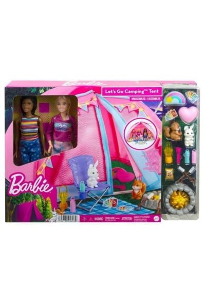 Barbie Malibu Ve Brooklyn Kampta Oyun Seti Hgc18