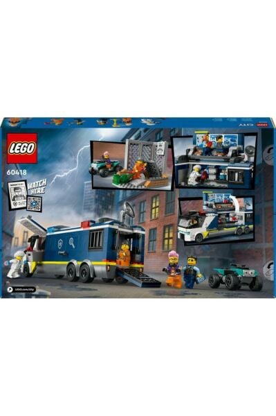 LEGO ® City Polis Mobil Suç Laboratuvarı Kamyonu Oyuncağı 60418 (674 Parça)