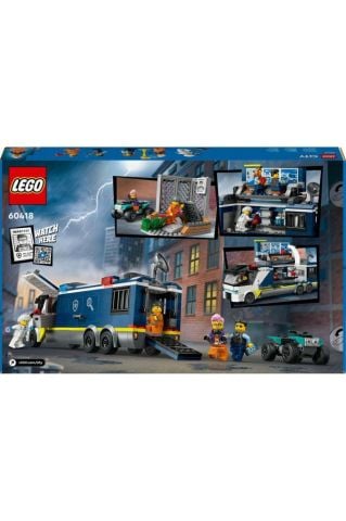 LEGO ® City Polis Mobil Suç Laboratuvarı Kamyonu Oyuncağı 60418 (674 Parça)