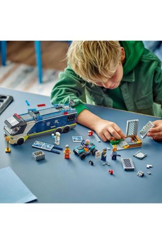 LEGO ® City Polis Mobil Suç Laboratuvarı Kamyonu Oyuncağı 60418 (674 Parça)