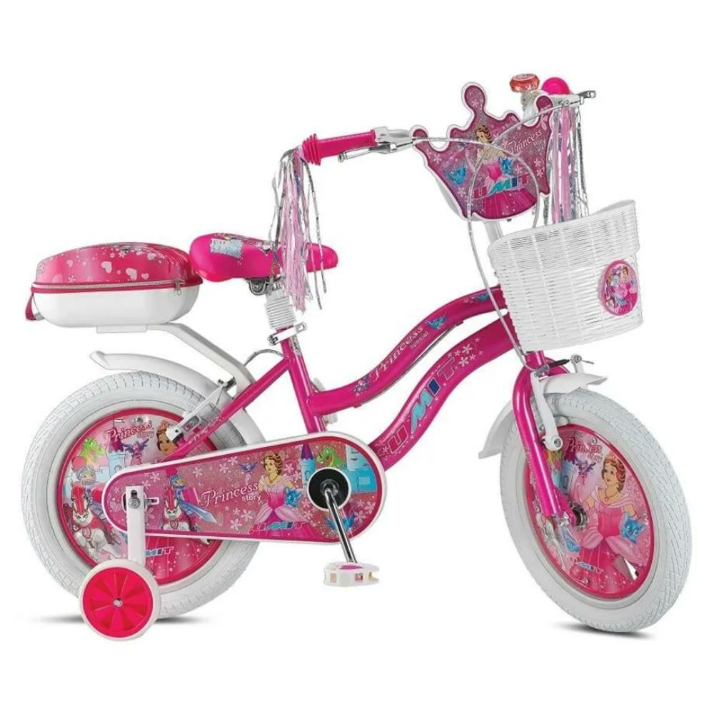 16 Princess - Sepetli V Kız Çocuk Bisikleti 16 Jant Pembe