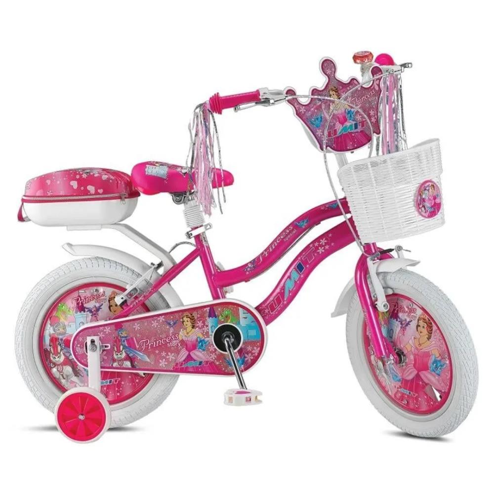16 Princess - Sepetli V Kız Çocuk Bisikleti 16 Jant Pembe