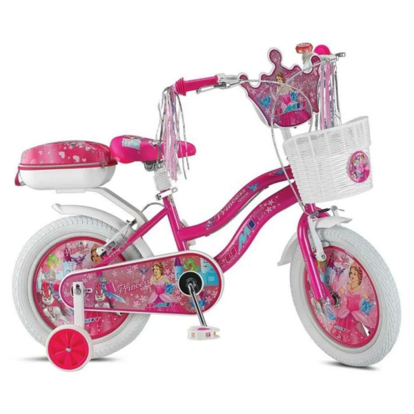 16 Princess - Sepetli V Kız Çocuk Bisikleti 16 Jant Pembe
