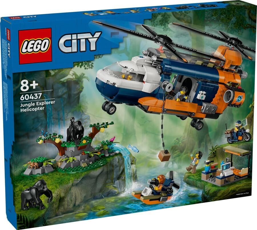 LEGO® City Orman Kaşifinin Helikopteri Kamp Yerinde 60437