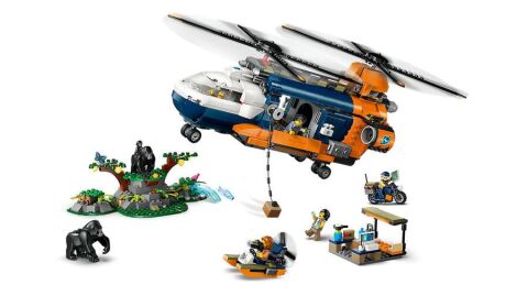 LEGO® City Orman Kaşifinin Helikopteri Kamp Yerinde 60437