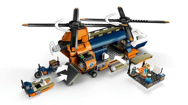 60437 LEGO® City Orman Kaşifinin Helikopteri Kamp Yerinde