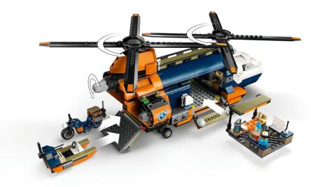 LEGO® City Orman Kaşifinin Helikopteri Kamp Yerinde 60437