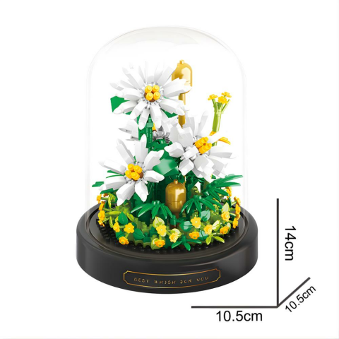 Fanus Blok Çiçek - Papatya 490 Parça